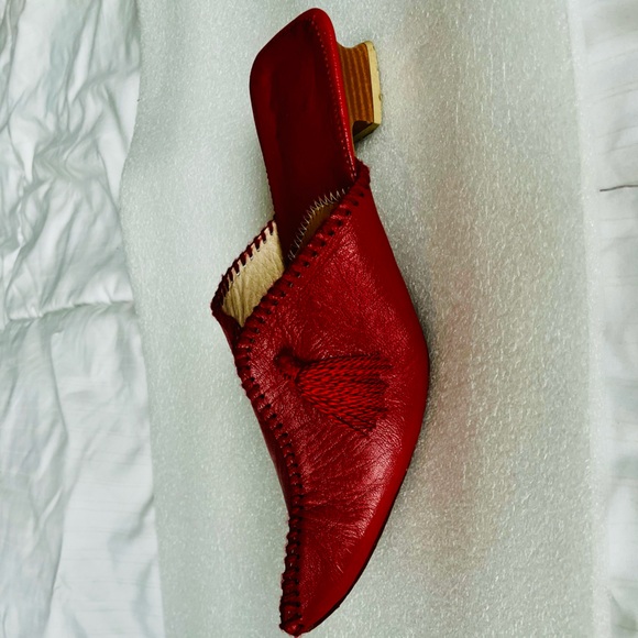 Red Leather Shoes - Picture 9 of 9
